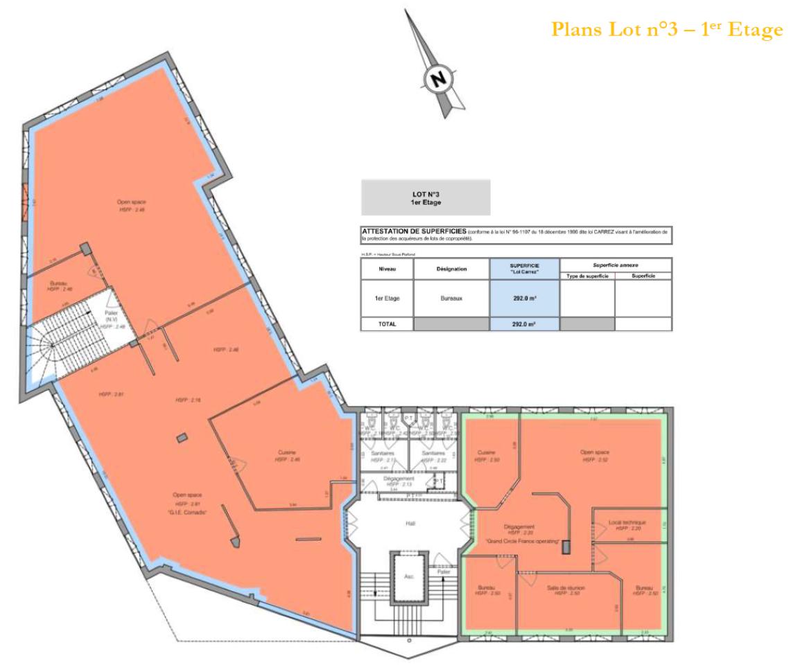 Bureau Lyon 1142m² Location bureau Lyon Rhône OLBUR2201927 14